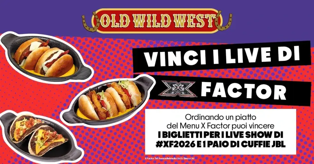 Menu X Factor da Old Wild West al FASS di Elmas